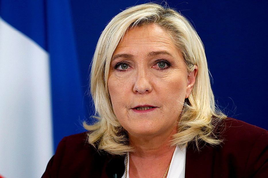 Marine Le Pen, Reims, Francja, 23.03.2022 rok