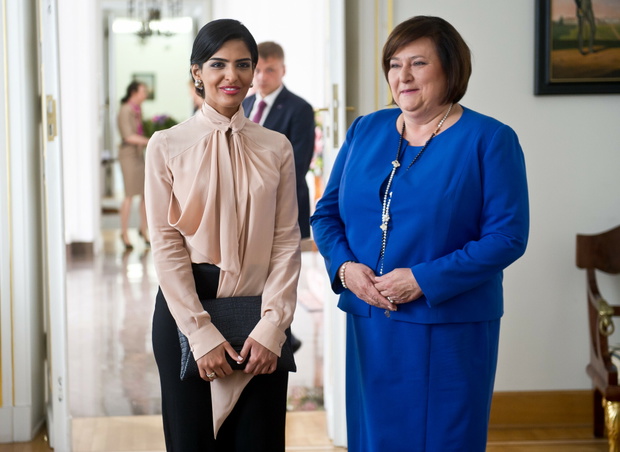Spotkanie pierwszej damy z ksi??n? Arabii Saudyjskiej