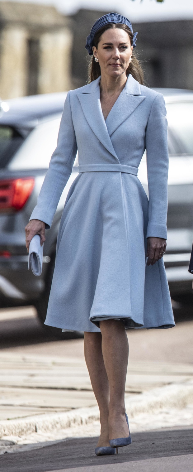 The British Royal Family Attend Easter Service