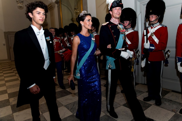 Crown Prince Frederik of Denmark Holds Gala Banquet At Christiansborg Palace