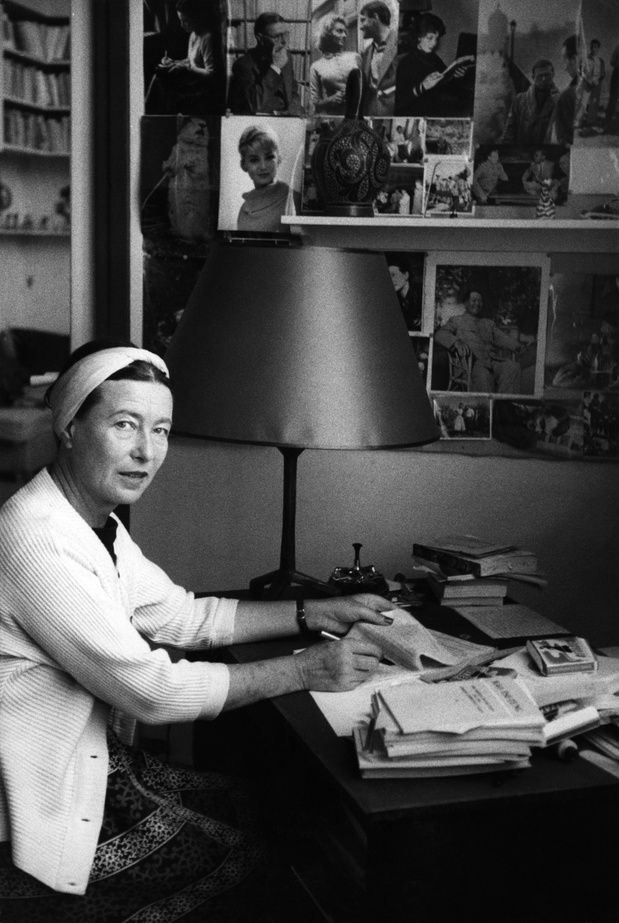 Portrait Of Simone De Beauvoir
