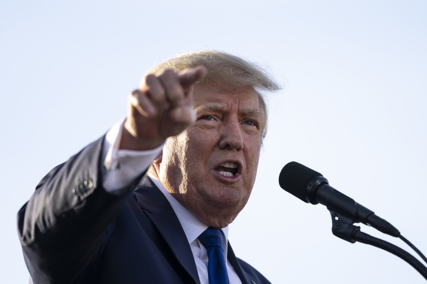 Former President Trump Holds Rally In Ohio Ahead Of State's Primary