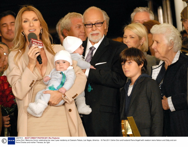 Celine Dion z synem w Las Vegas