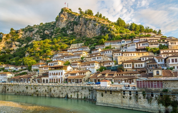 View at old city of Berat