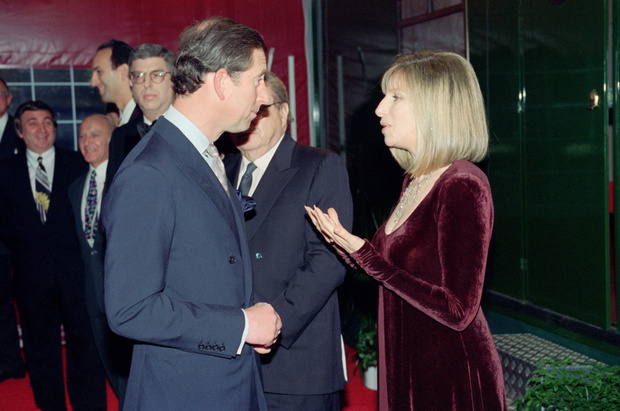 Prince Charles and Barbra Streisand