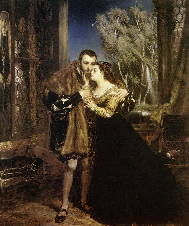 Zygmunt August i Barbara na dworze Radziwillowskim w Wilnie
