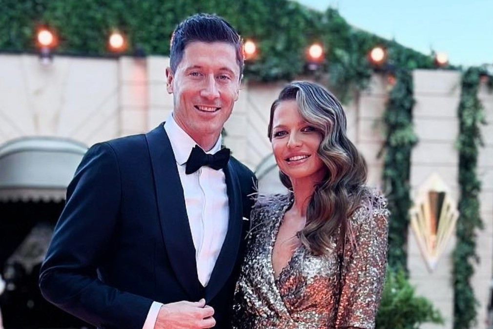 Anna Lewandowska, Robert Lewandowski, gwiazdy na balu charytatywnym Omeny Mensah