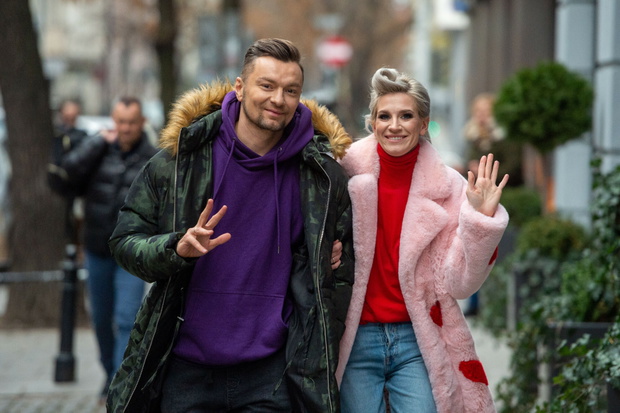 Sylwia Grzeszczak i Liber przed studiem Dzie? dobry TVN