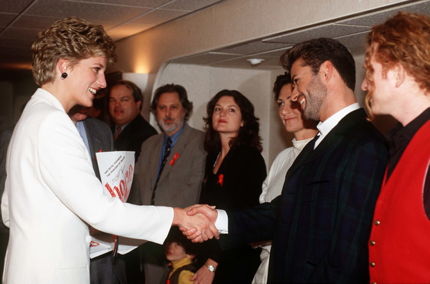 Diana George Michael Kd Lang And Mick Hucknall