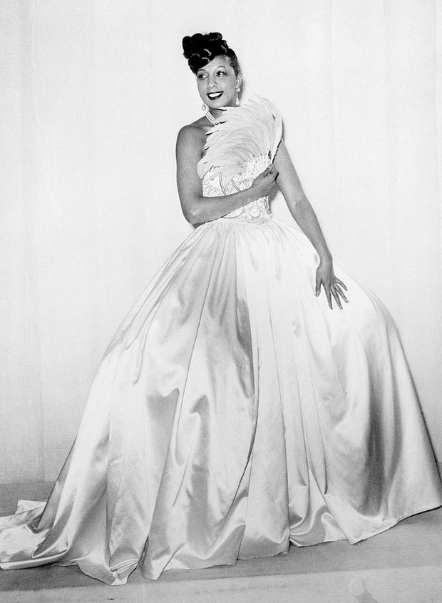 Josephine Baker In An Elegant Gown