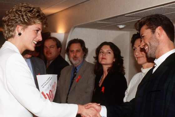 GettyImages-52102250 księżna Diana, George Michael