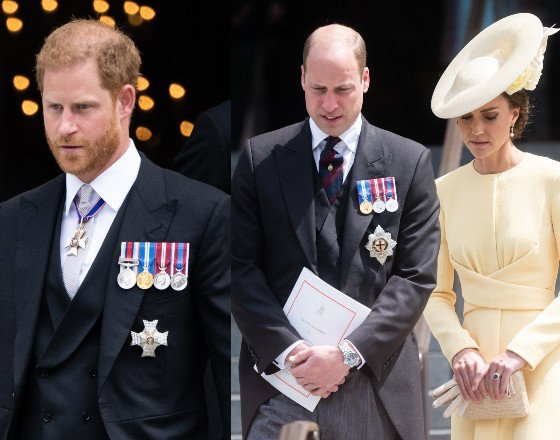 GettyImages-1400953247 Książę Harry, GettyImages-1400871816 książę William i Kate (1)