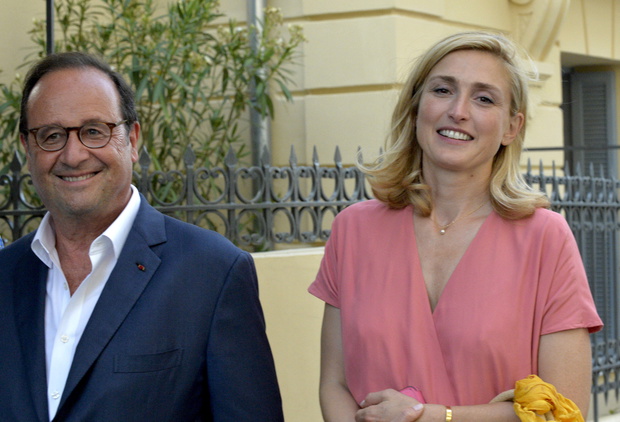 Francois Hollande and his partner Julie Gayet.
