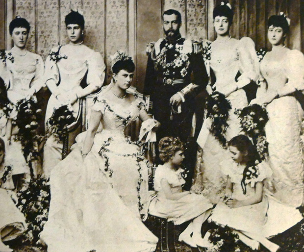 6 July 1893 marriage, of Prince George and Mary of Teck