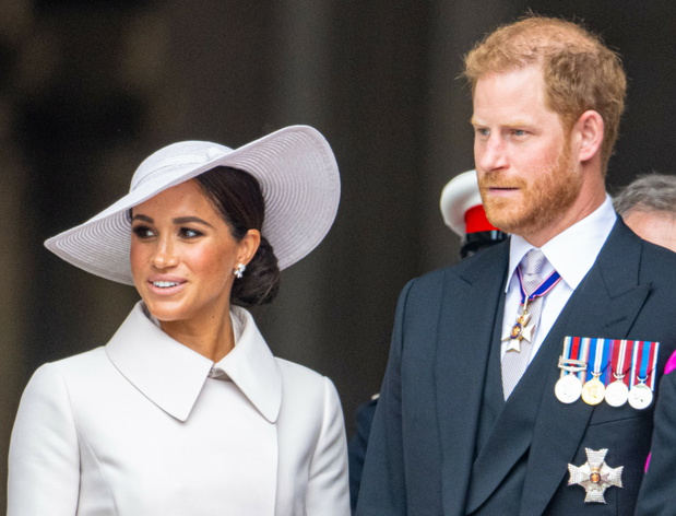 Ksi??? Harry i Meghan Markle na jubileuszu królowej El?biety II