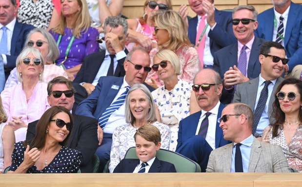 The Duke And Duchess Of Cambridge Attend The Wimbledon Men's Singles Final