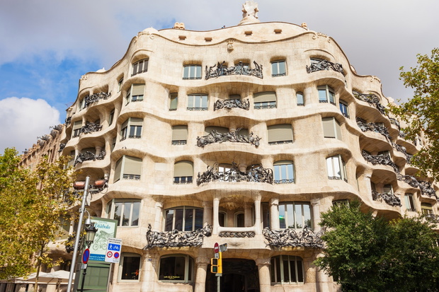 Casa Mila building in Barcelona