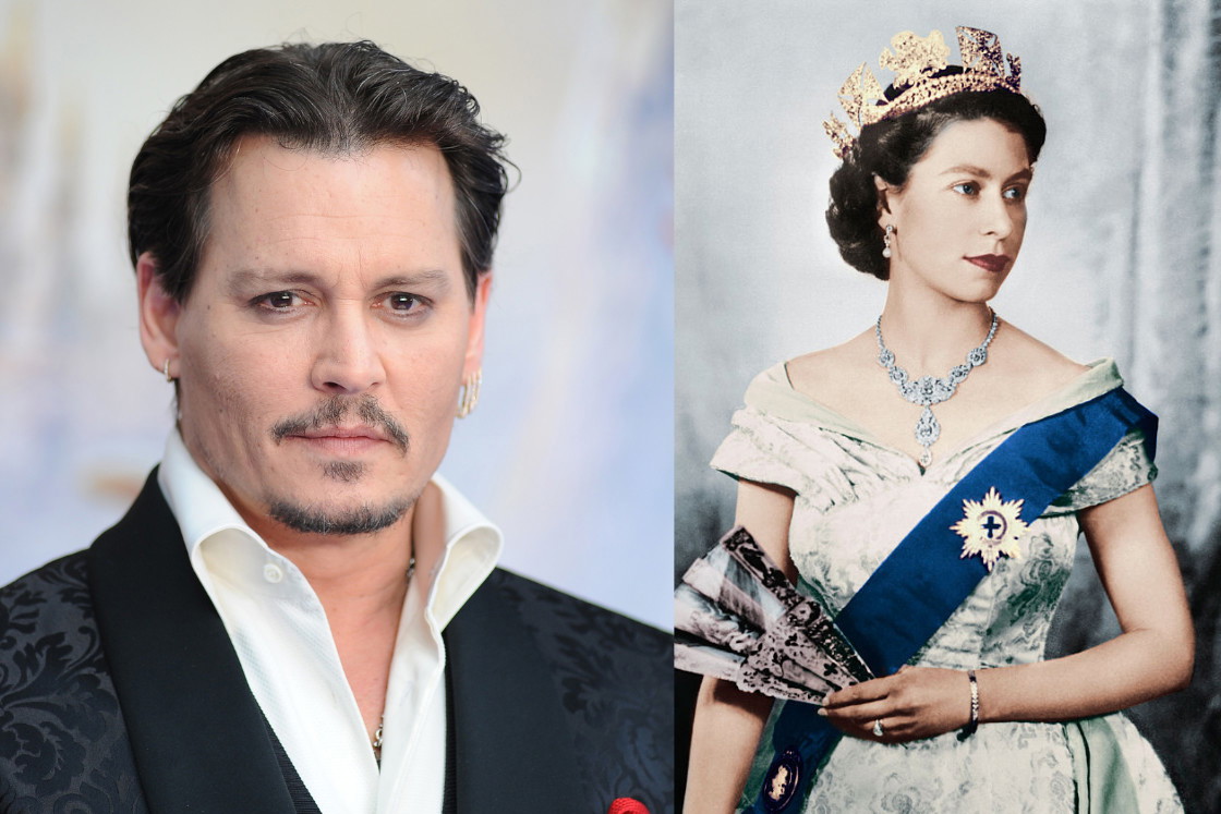 Królowa Elżbieta, Johnny Deep