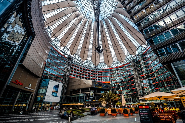 Inside of berlin Sony center