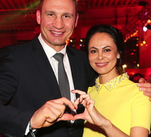 Witalij Kliczko, jego żona Natalia Kliczko, Berlin, Niemcy, 03.12.2016 rok