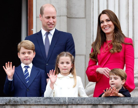 GettyImages-1401932619 Książę William i księżna Kate z dziećmi
