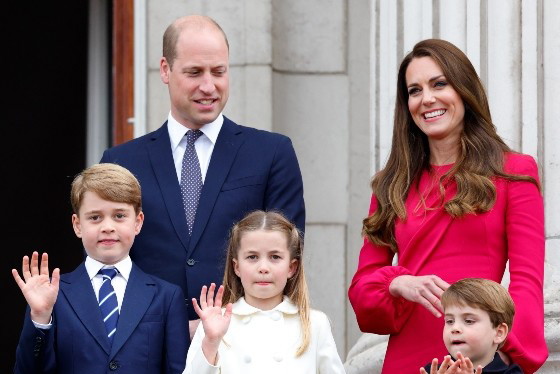 GettyImages-1401932619 Książę William i księżna Kate z dziećmi