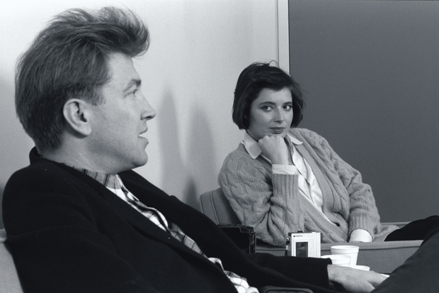 Isabella Rossellini and David Lynch