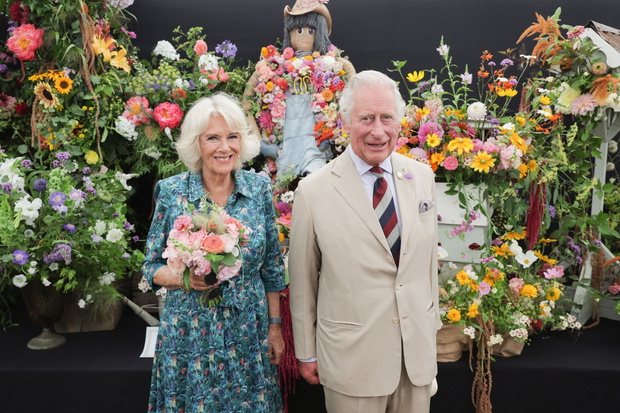 The Prince Of Wales And Duchess Of Cornwall Visit Sandringham Flower Show 2022