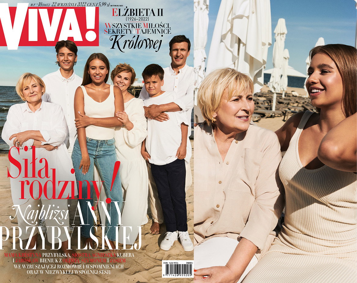 Jarosław Bieniuk, Oliwia Bieniuk, Krystyna Przybylska, Viva! 18/2022