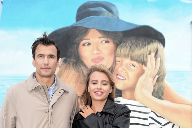 Mural z wizerunkiem Anny Przybylskiej