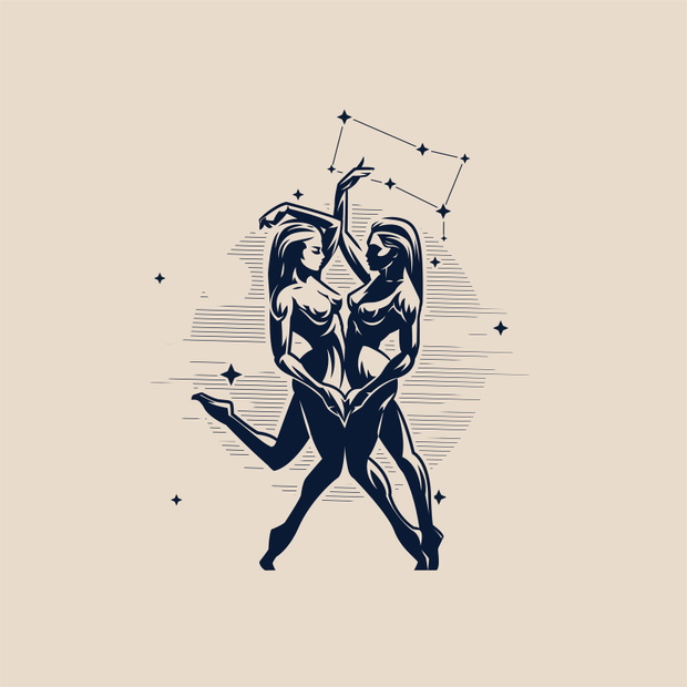 Zodiac sign Gemini.