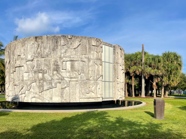 Miami Beach, Florida, USA - September 9, 2022: The Rotunda in Co