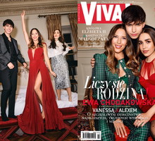 Ewa Chodakowska, siostrzeniec Alex, siostrzenica Vanessa, VIVA! grudzień 2022, 23/2022