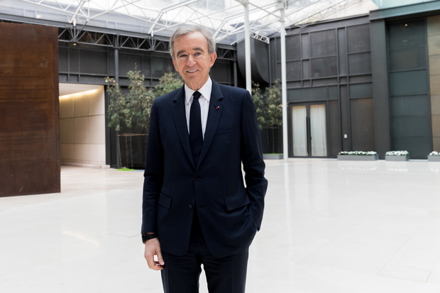 Billionaire And LVMH Chief Executive Officer Bernard Arnault Holds News Conference As Luxury Brand Makes $13 Billion Christian Dior Deal