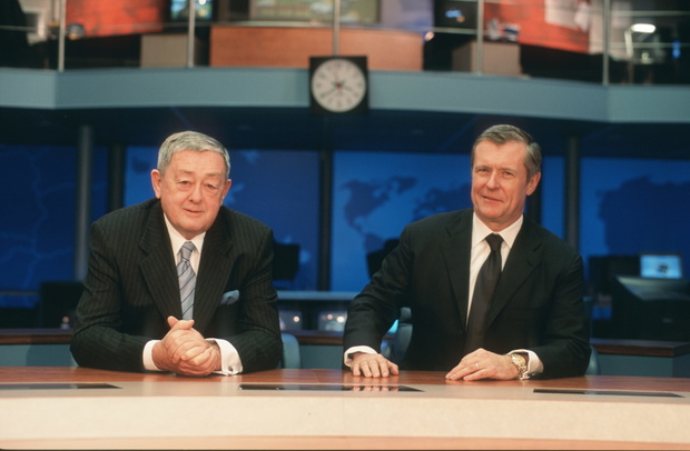 Mariusz Walter i Jan Wejchert w studiu Faktow