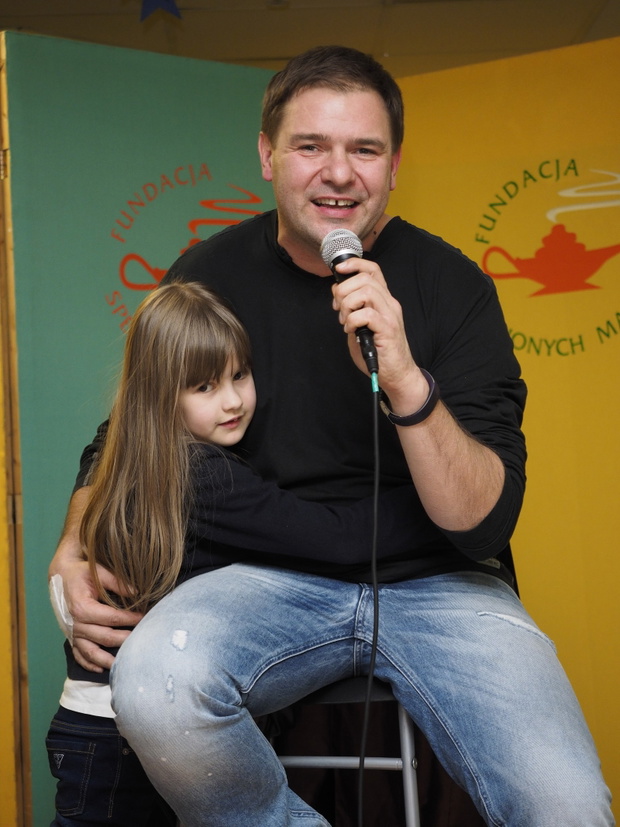 Tomasz Karolak z corka Lena