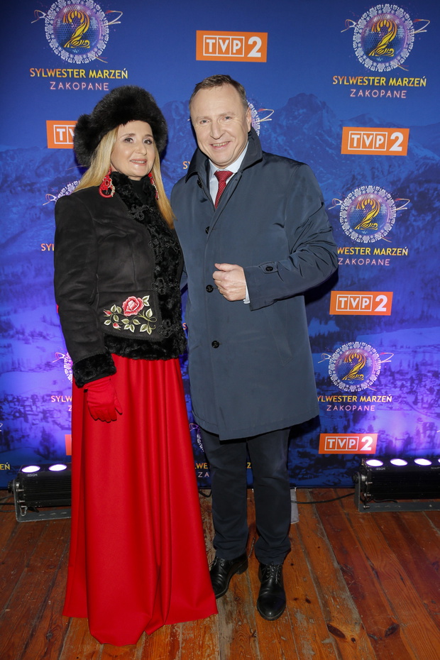 scena z: Jacek Kurski, Joanna Kurska, fot. Podlewski/AKPA