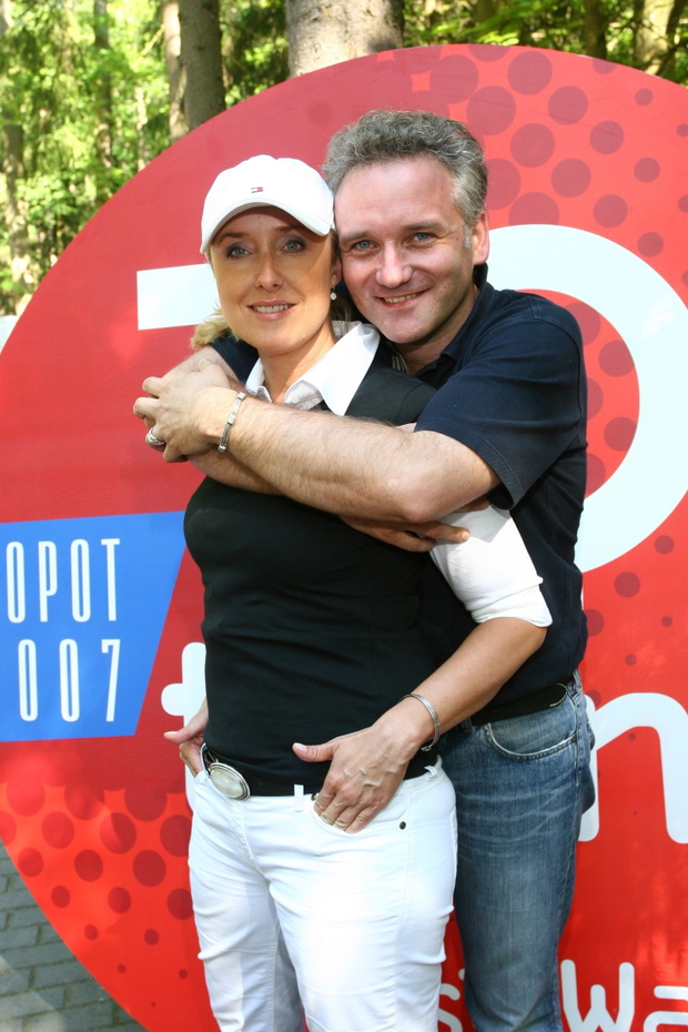 Agata Mlynarska i Jaroslaw Kret
