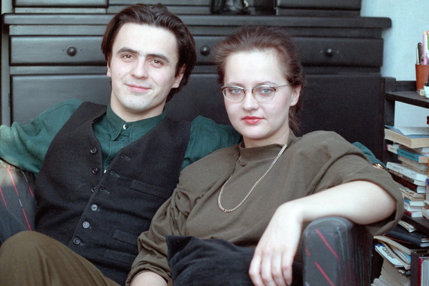 Hanna Wrycza-Polk i Piotr Polk jeszcze jako malzenstwo