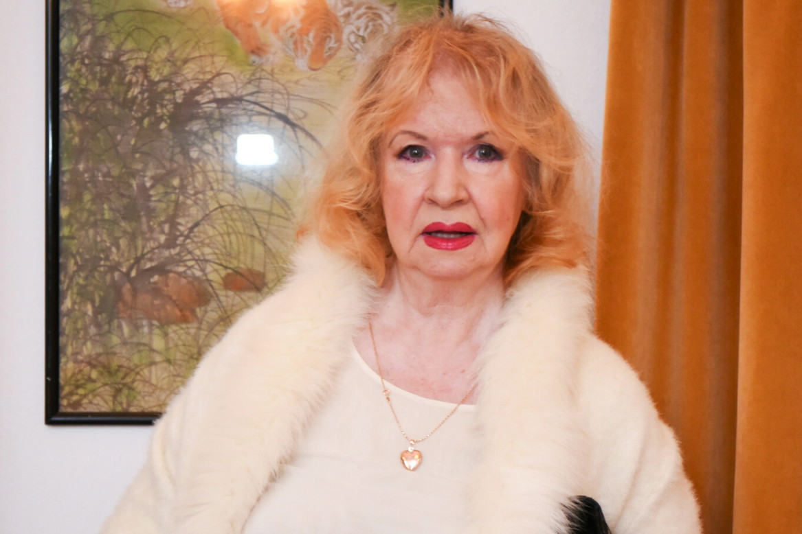 Halina Kowalska, Wigilia w Domu Artysty Weterana w Skolimowie, Konstancin Jeziorna, 16.12.2019 rok