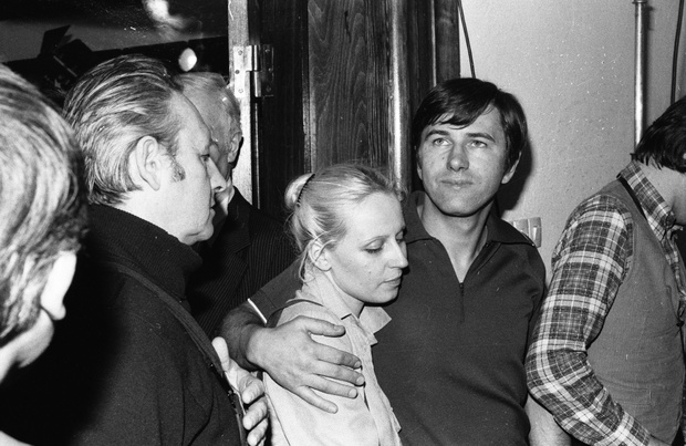Stocznia Gdañska film scena Andrzej Wajda Krystyna Janda Jerzy Radziwi³owicz Cz³owiek z ¿elaza re¿yser