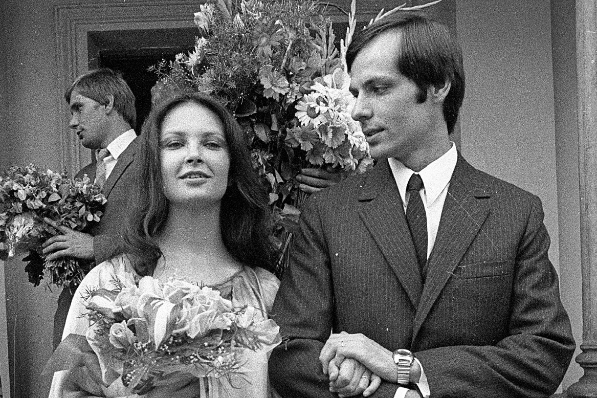 Anna Dymna, Zbigniew Szota, ślub cywilny pary, lipiec 1982 roku, Kraków