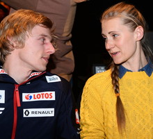 Dawid Kubacki, żona Marta Kubacka