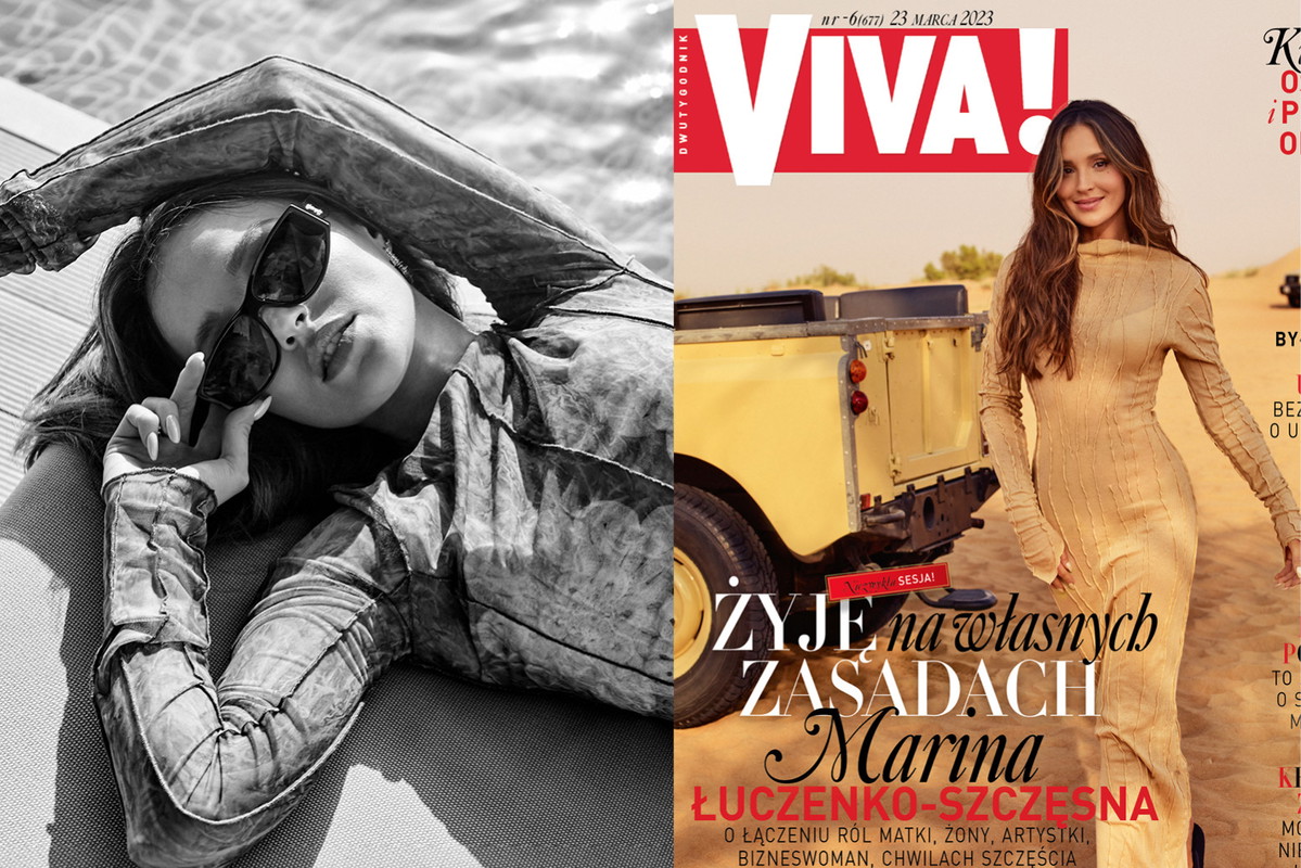 MaRina Łuczenko-Szczęsna, MaRina, VIVA! marzec 2023, 6/2023, jamnik z okładką