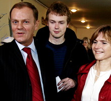 Donald Tusk, Michał Tusk, Małgorzata Tusk, 2005 rok