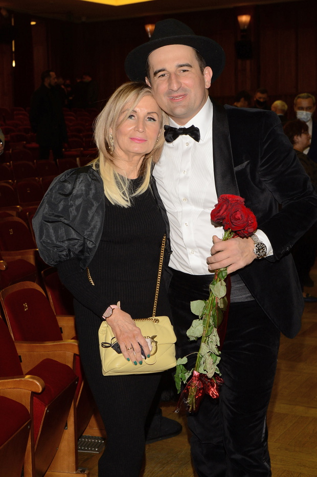 Michał Koterski z mama Iwona Ciesielska