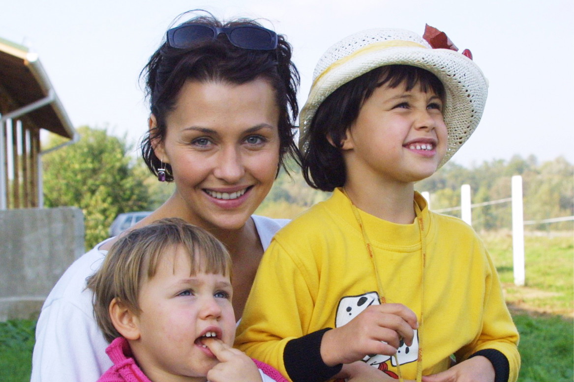 forum-0436458834, Anna Popek z córkami, Oliwią i Małgorzatą, Farma Sielanka 13