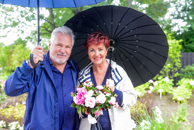 Jolanta i Aleksander Kwasniewscy w Pabianicach