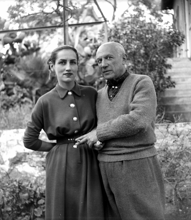 Pablo Picasso and Francoise Gillot, by 1952. LIP-1
