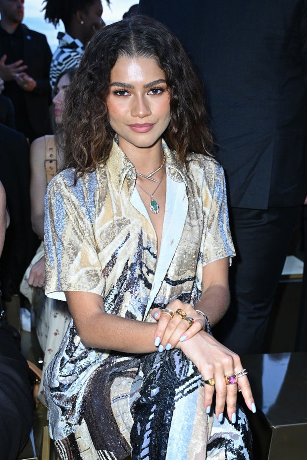 Louis Vuitton: Front Row - Paris Fashion Week - Menswear Spring/Summer 2024